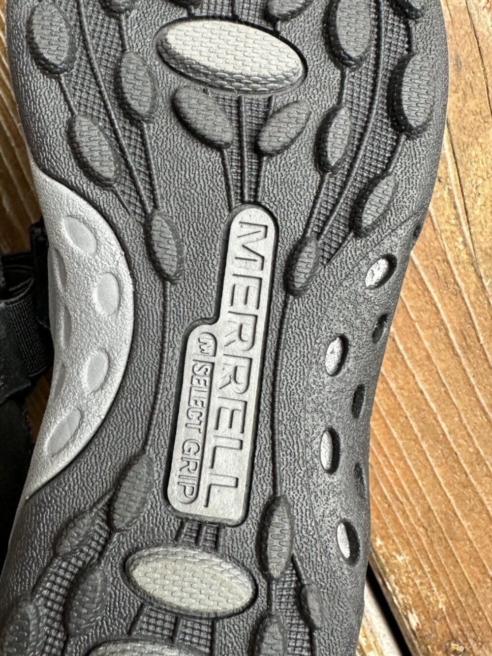 NWOT Merrell Black Leather Mary Janes with Elastic Strap in Girls 11M/EU 29 - Picture 11 of 11